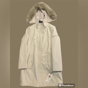 New with tags. Ivanka Trump three quarter jacket with removable hood.